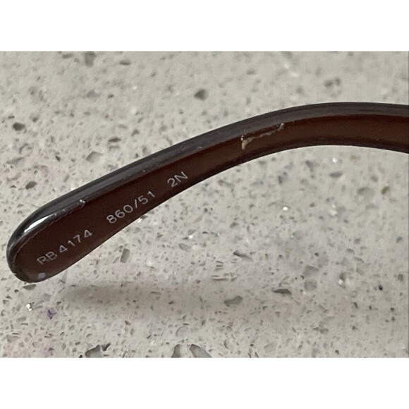 Ray-Ban RB 4174 860/51 2N Brown Blue Dawn Fade Sunglasses Frames Only - Picture 8 of 16